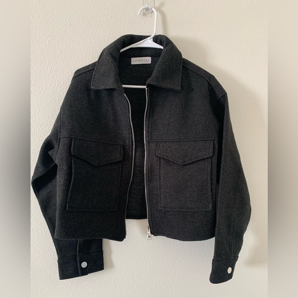 Black Cropped Jacket